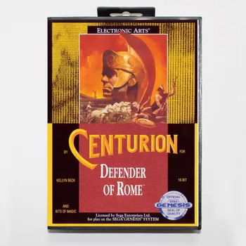 

16 bit Sega MD game Cartridge with Retail box - Centurion Defender Of Rome game card for Megadrive Genesis system