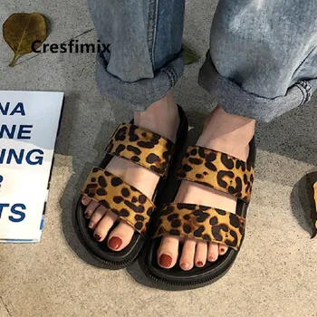 

Cresfimix Vrouwen Pantoffels Lady Leisure High Quality Slip on Slippers Women Fashion Sweet Slippers Teenager Cool Slides C5300