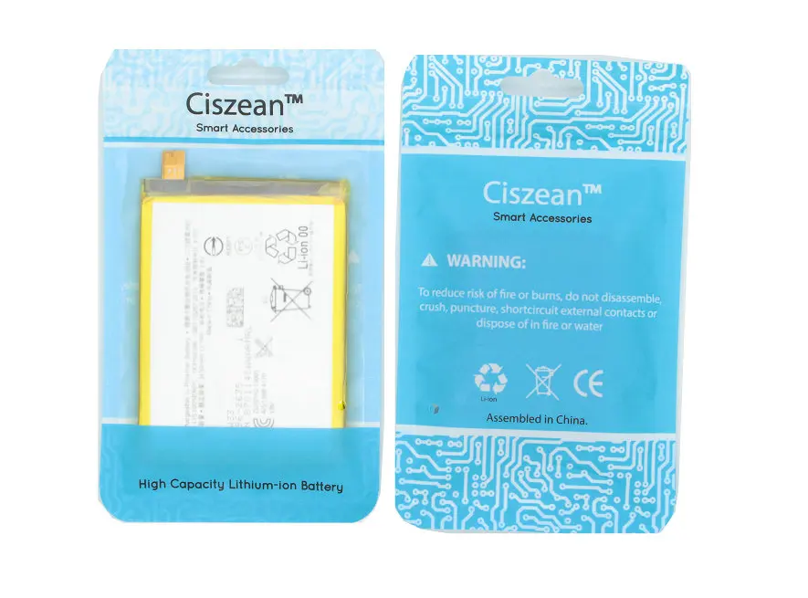 Ciszean 10 шт./лот LIS1605ERPC 3430 мАч/13.1Wh смартфон Замена батареи для E6883 Z5P Dual E6853 Z5 Premium Z 5