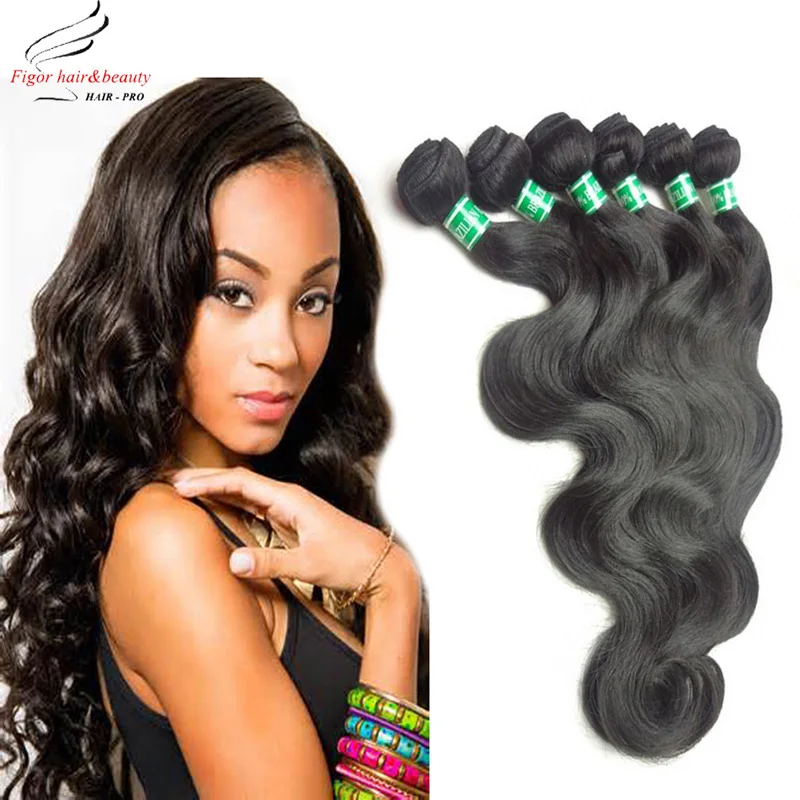 Brazilian Virgin Hair Body Wave 6 bundles lot 100% Human Brazilian Hair Weave Bundles Brazilian Body Wave Hair Extension
