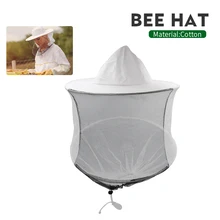 Marca de acero de doble anillo sombrero apicultor de abeja que mantiene adecuado para el sombrero de malla insectos Mosquito Preventio sombrero de Apicultura