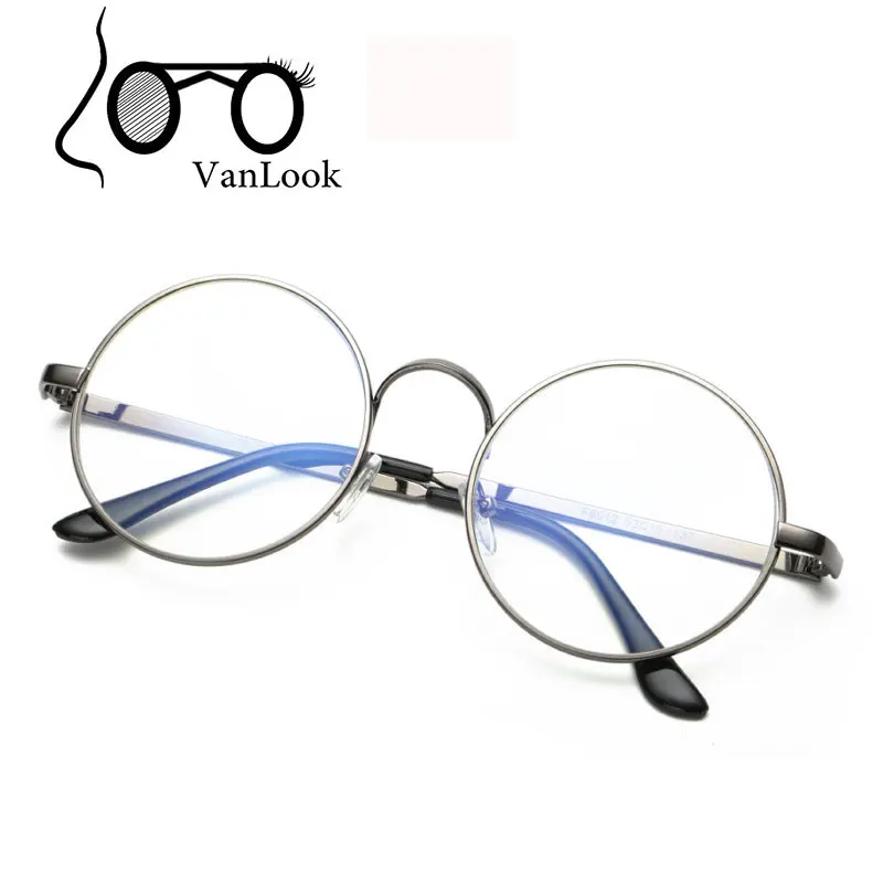Круглые очки, линзы для работы за компьютером, металлическая оправа, очки для женщин и мужчин, Oculos De Grau, прозрачные очки, 10 шт./лот