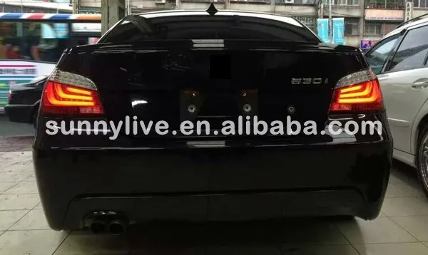 Для BMW для E60 светодиодный задний фонарь 2003 до 2009 год красный, белый Цвет