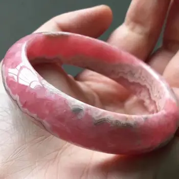 

Natural Argentina Rose Rhodochrosite Bangle AAA Inner Diameter 52.5mm
