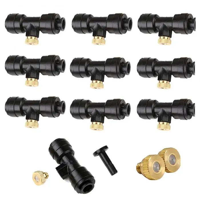 Латунная насадка распылителя s Kit 10x0,3 мм 10/24 UNC+ 10x Slip-Lok насадка распылителя+ 1x набор штекеров HYD88
