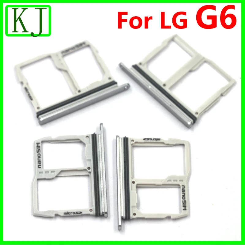 

Original For LG G6 US997 VS988 Sim Card Tray Slot Holder With Micro SD Memory Holder Adapter