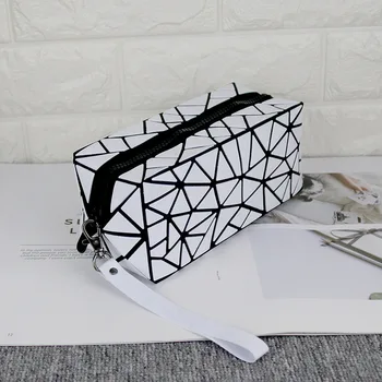 

Cosmetic Bag For Waterproof zip lock Cosmetic Storage Bag Large Capacity Korean Mini Clutch Ms. Finishing Organizer