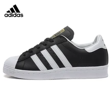 ADIDAS Clover Superstar Men and Women Skateboarding  Shoes,  Black,Sport Wear-resistant Lightweight Breathable G61069