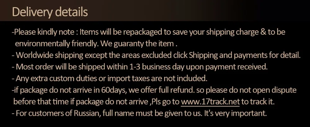 Delivery details1