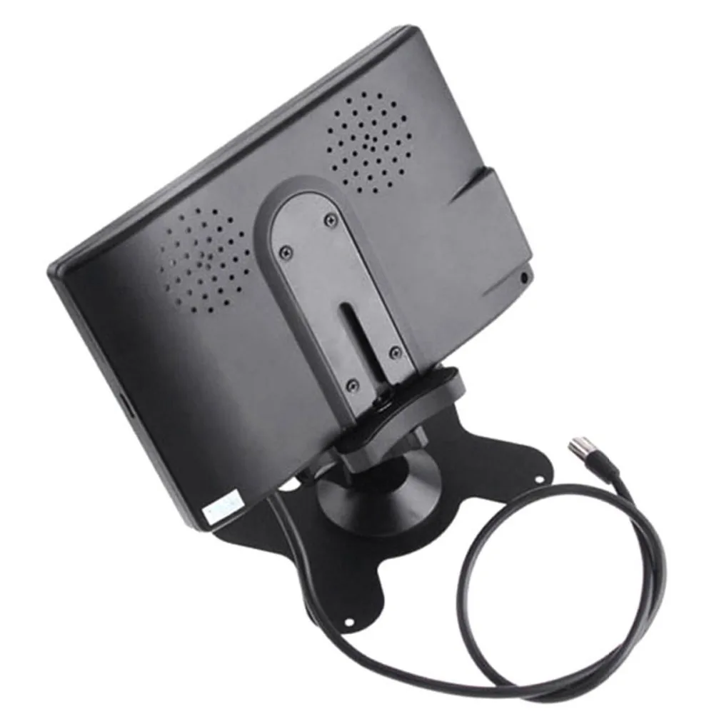 7 дюймов широкий экран автомобильный монитор PAL/NTSC DC12V TFT ЖК-монитор для камеры заднего вида uуниверсальный HD AV авто монитор заднего вида