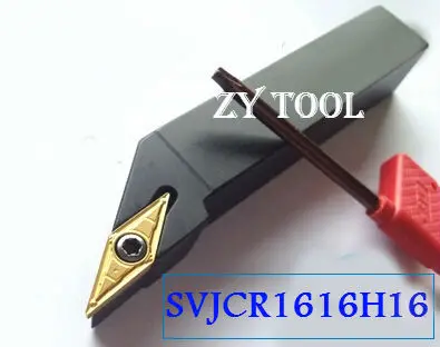 

SVJCR1616H16 16*16mm Metal Lathe Cutting Tools Lathe Machine CNC Turning Tools External Turning Tool Holder S-Type SVJCR/L