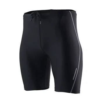 

ARSUXEO Summer Short Running Tights with Waist Rope and Pocket Lycra Men Sport Leggings Compression Sports Shorts Man Women
