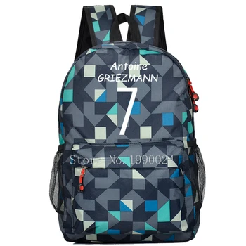 

Antoine Griezmann Kick Cartoon Bags Backpacks Football Oxford Kids Backpack Teenages Backpack Bags School Bag Mochila Feminina