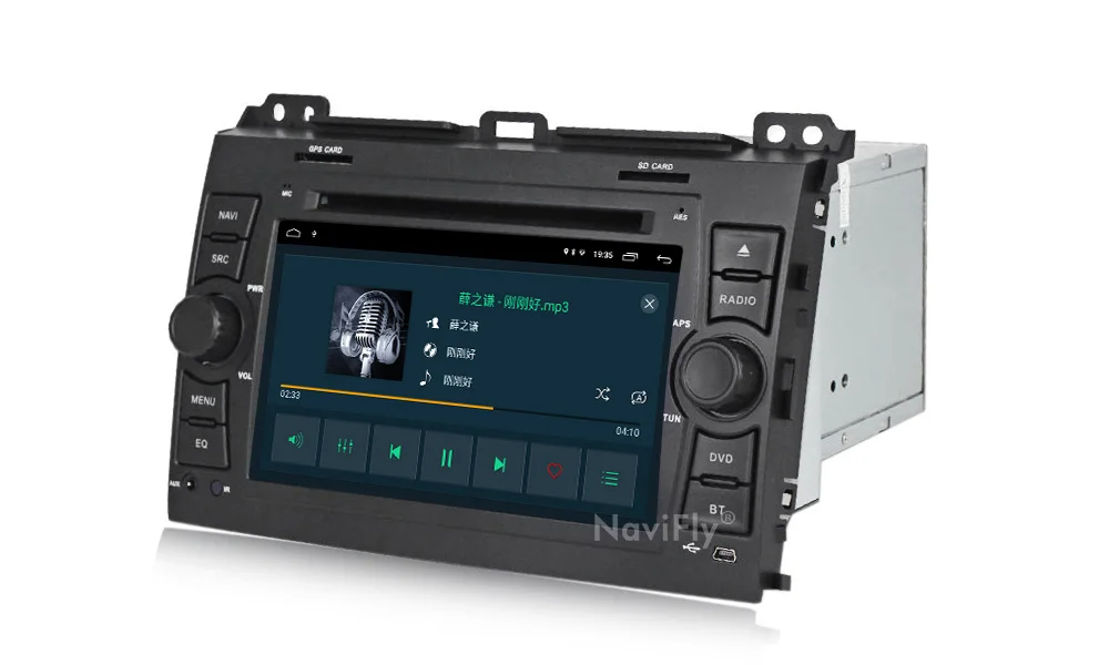 Top 2din 2+32G Android 9.1 Car dvd radio aduio player GPS Navigation for Toyota Land Cruiser Prado 120 2003-2009 WIFI RDS FM USB SD 18