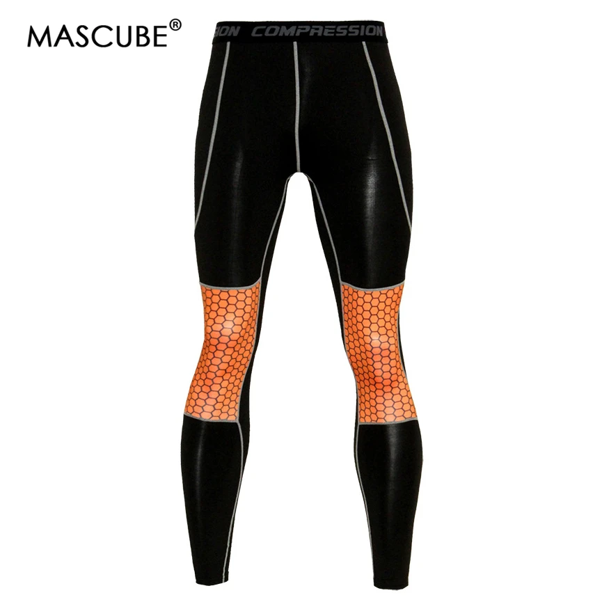 MASCUBE 2018 Мужская спортивная одежда Спортивные Леггинсы Брюки мужские