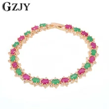 GZJY Модные Простые Ювелирные изделия цвета розового золота AAA Браслет с цирконом для женщин очаровательный браслет невесты свадебные ювелирные изделия