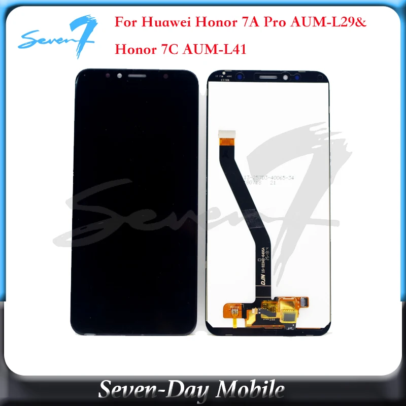 Ceny 1440x720 5.7 cal dla Huawei Honor 7A pro aum l29 AUM L41 wyświetlacz LCD ekran dotykowy dla Honor 7C AUM L41 LCD Digitizer zgromadzenie