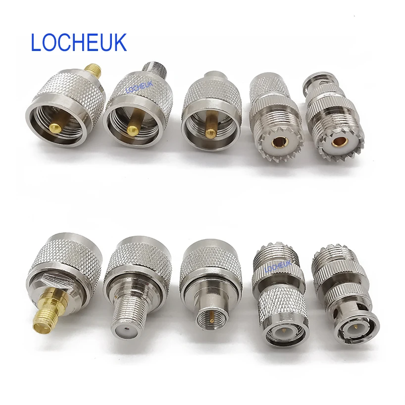 20 Тип RF коаксиальный переходник UHF PL259 радиочастотный адаптер комплекты к SMA SO239