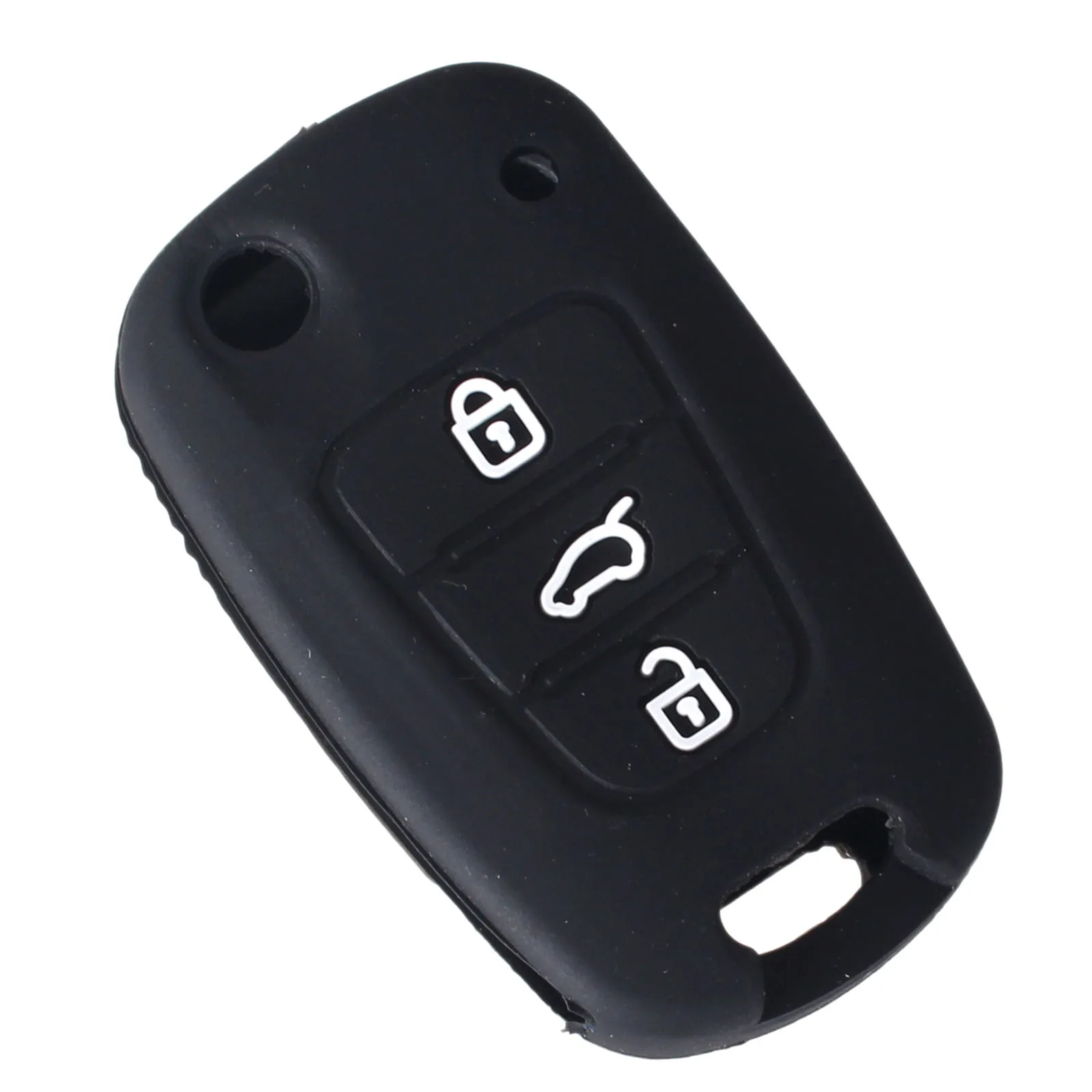 KEYYOU 3 пуговицы авто Стайлинг силиконовый для ключа автомобиля чехол hyundai i20 i30 i35 iX20