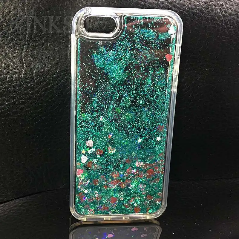 XINKSD Love Heart Stars Glitter Stars Phone Case For iPhone6 X 5 5S SE 8 6S 7 Plus Dynamic Liquid Quicksand Soft TPU Back Cover8