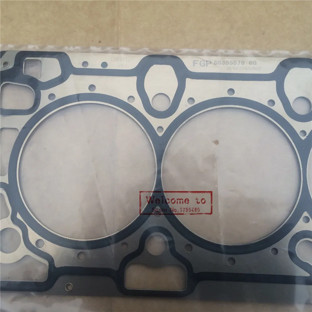 Engine Gasket Joint Set Seal kit Oil Cooler Cylinder Head Gasket For Chevrolet CRUZE 1.6 DAEWOO 55568528