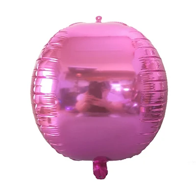4D волшебное украшение на день рождения, подарок на день детей, алюминиевая пленка, воздушный шар для свадебного украшения, воздушный шар из алюминиевой фольги - Цвет: Pink