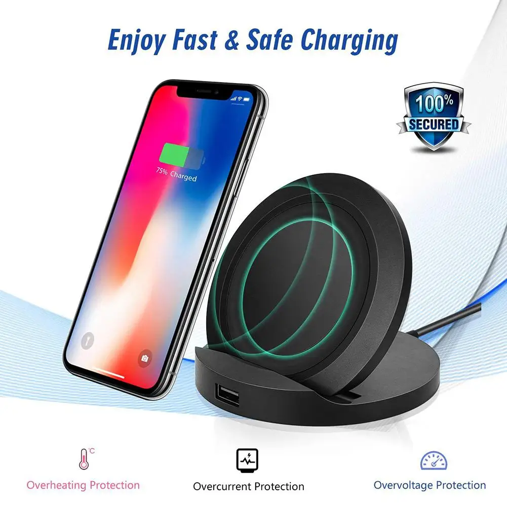 EastVita 10W Fast Wireless Charging Stand Qi Standard Charger for