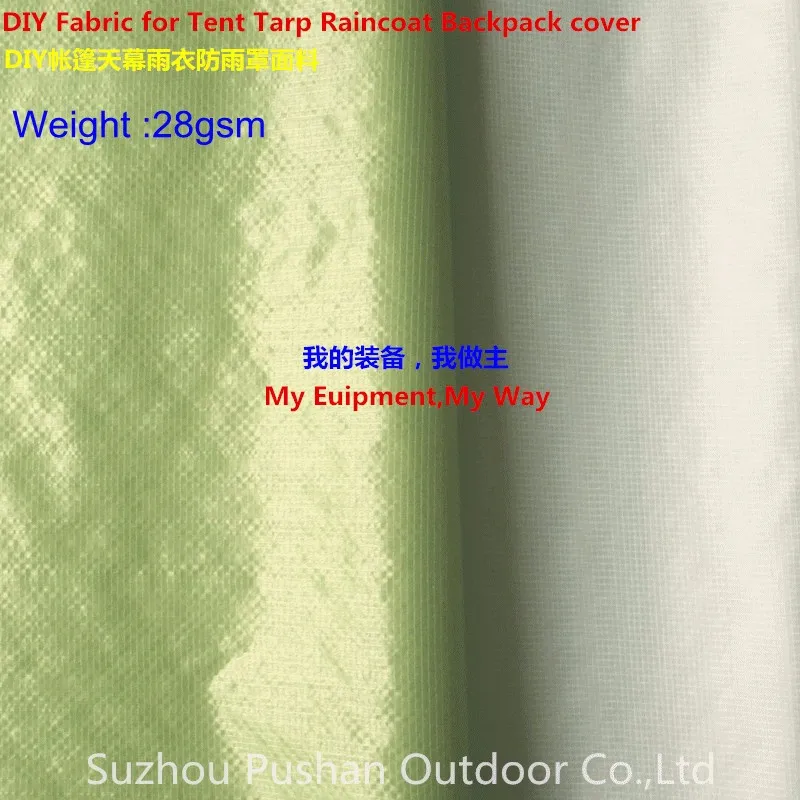 Поставка DIY тонкая ткань для палатки брезент плащ-рюкзак Крышка 10D нейлон двойной Рипстоп обе стороны силикон 2000 мм