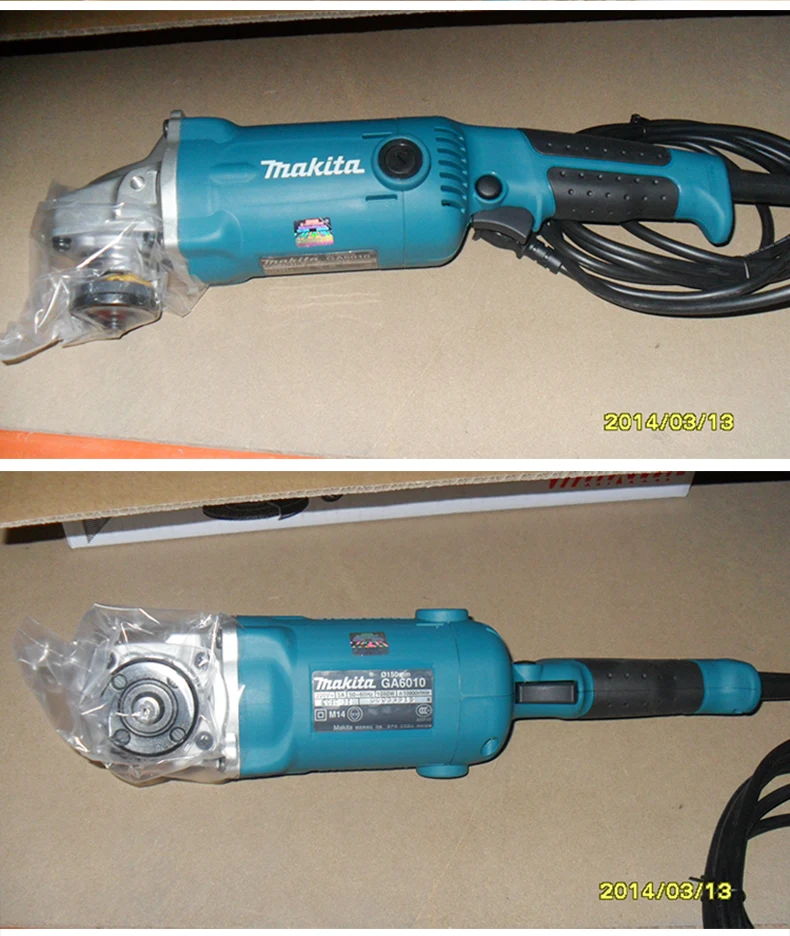 MAKITA GA6010 угловая шлифовальная машина полировальная машина 150 мм шлифовальная машина