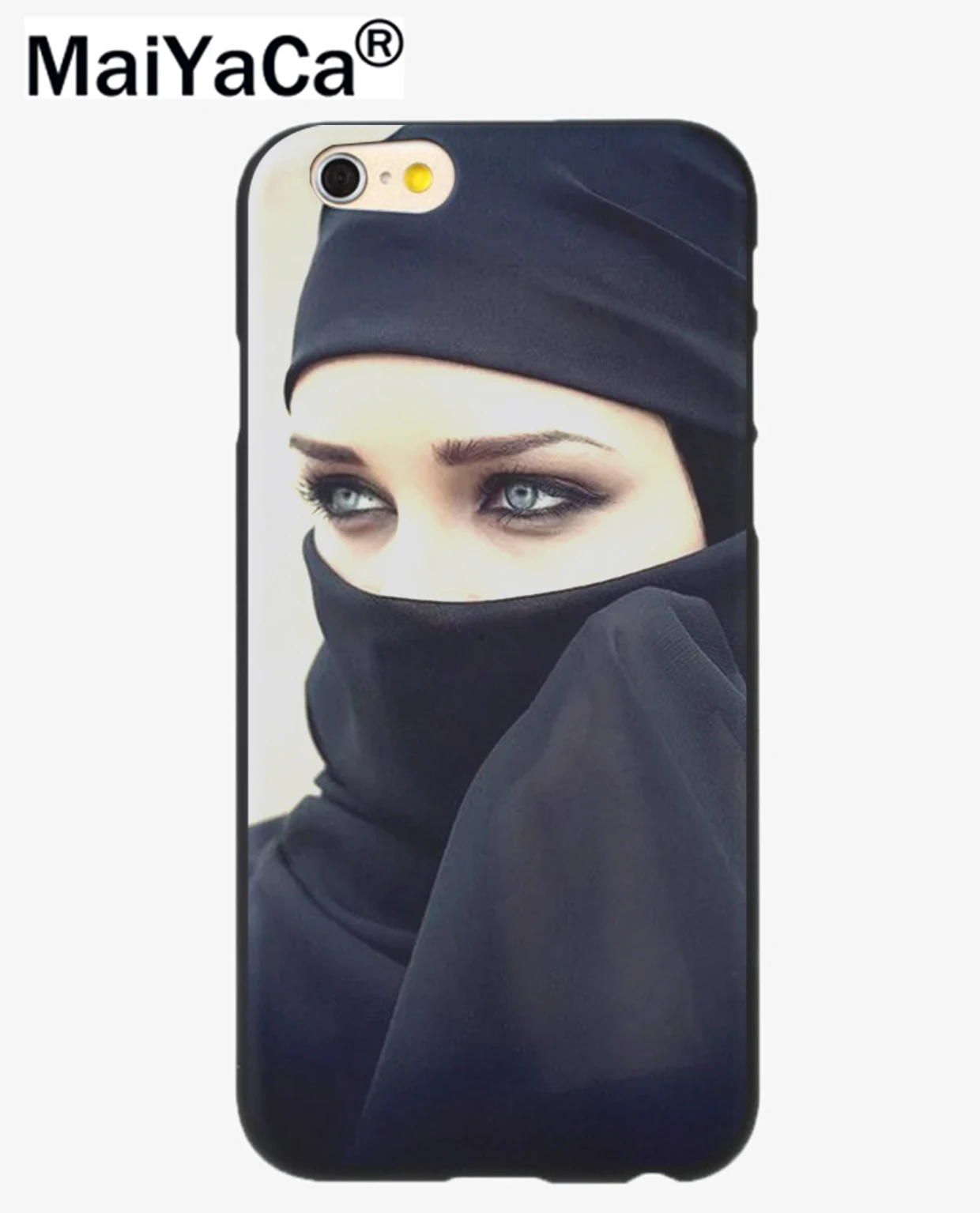 MaiYaCa Muslim Islamic Gril New Personalized print Phone Accessories Case for Apple iPhone 8 7 6 6S Plus X 5 5S SE 5C Cellphones