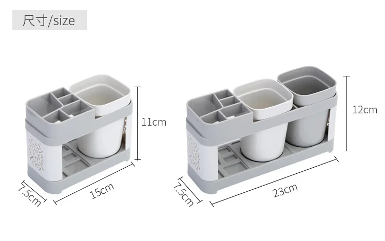 Креативный держатель зубной щетки для мытья чашек, полоскания для ванной комнаты, набор для влюбленных, зубная щетка для пар, держатели
