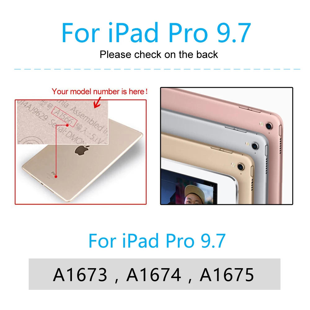 Чехол для iPad Pro 9,7 чехол TPU мягкая задняя крышка чехол для iPad Pro 9,7 Ультра тонкий прозрачный силиконовый чехол для iPad Pro 9,7 дюйма
