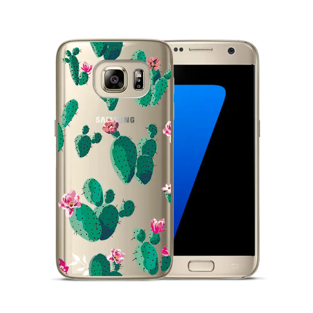 Soft TPU Case FOR Samsung S9 Plus Smart Back Protective Phone Case FOR Samsung S8 Clear painted Case FOR Galax S6 S7 S8 Plus S9 (4)