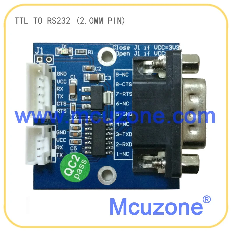 

RS232 to TTL/CMOS convertor , for mini6410 and tiny mini2440 4412 210 2451 2416 micro2440 tiny4412 smart4418 smart6818