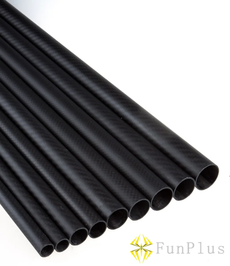 

2pcs 3K Twill Matte Carbon Fiber 20MM OD X 16MM ID Tube 500MM Long Pipe for Quadcopter Hexacopter 20*16*500 Tubes