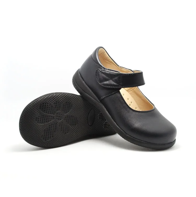 Size 27 38 2016 Autumn Top Quality Black Big Girls School Shoes