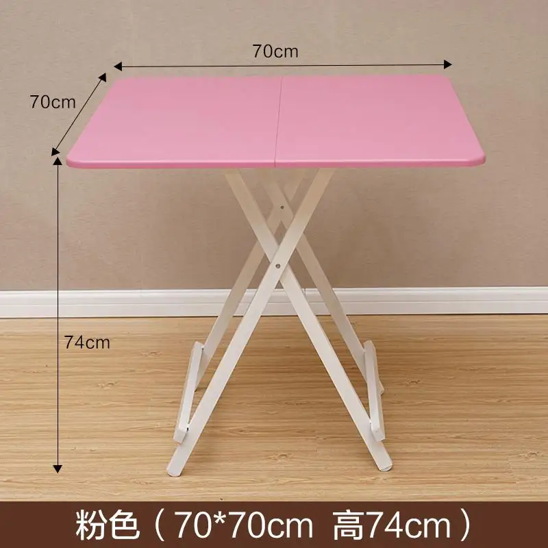 Складной стол для дома, обеденный стол для еды, простой, четыре небольших квадратных, портативный, открытый стол - Цвет: style 5