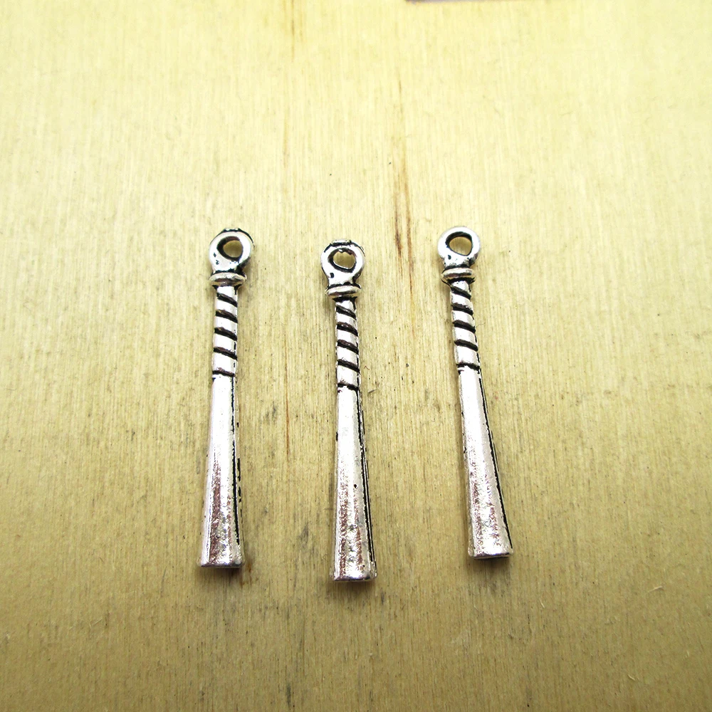 Baseball Bat Charm Charms for Bracelets and Necklaces