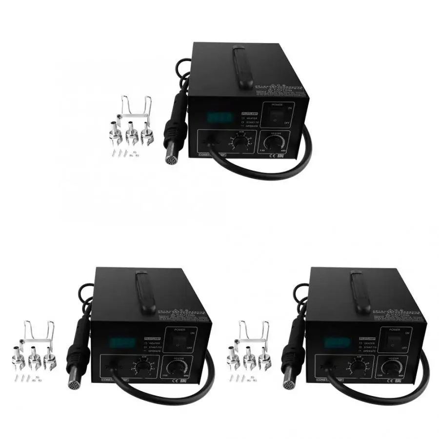 

Numerical Explicit Constant Temperature Hot Air Welding Table Solder 600W Digital Hot Air Gun Desoldering Station SMD Rework