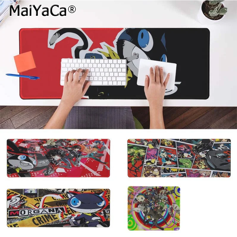 

MaiYaCa Non Slip PC Persona 5 Customized MousePads Computer Laptop Anime Mouse Mat Free Shipping Large Mouse Pad Keyboards Mat