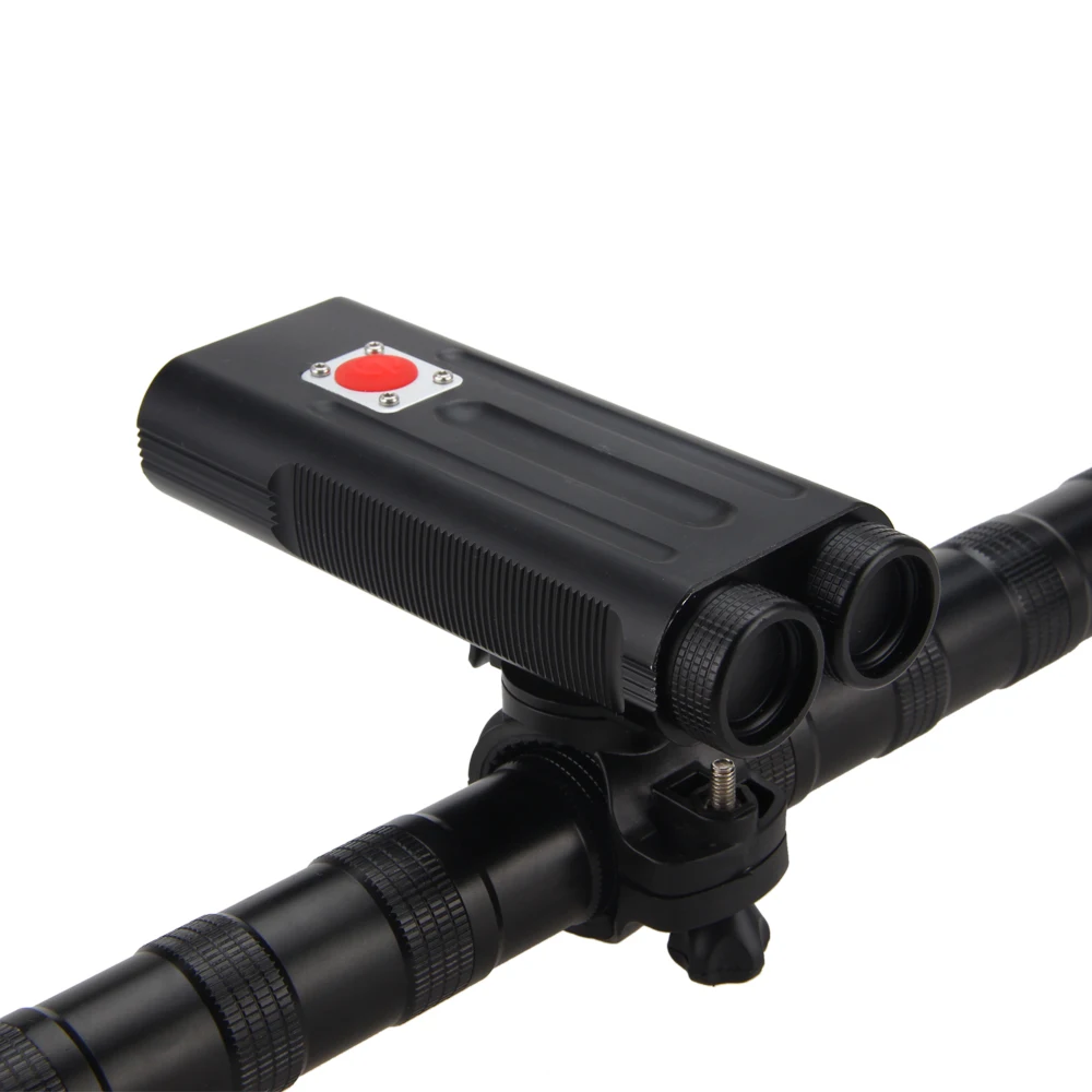 Excellent Aluminum 2x XM-L T6 LED Light Front Bike Headlight 7 ModesCycling Lamps+2x Rechargeable 3.7v 18650 2400mah Battery+Charger 2