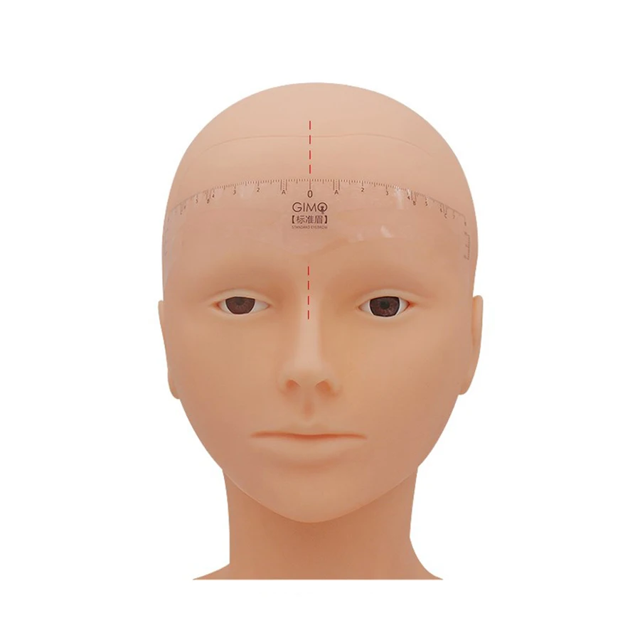 Disposable eyebrow ruler