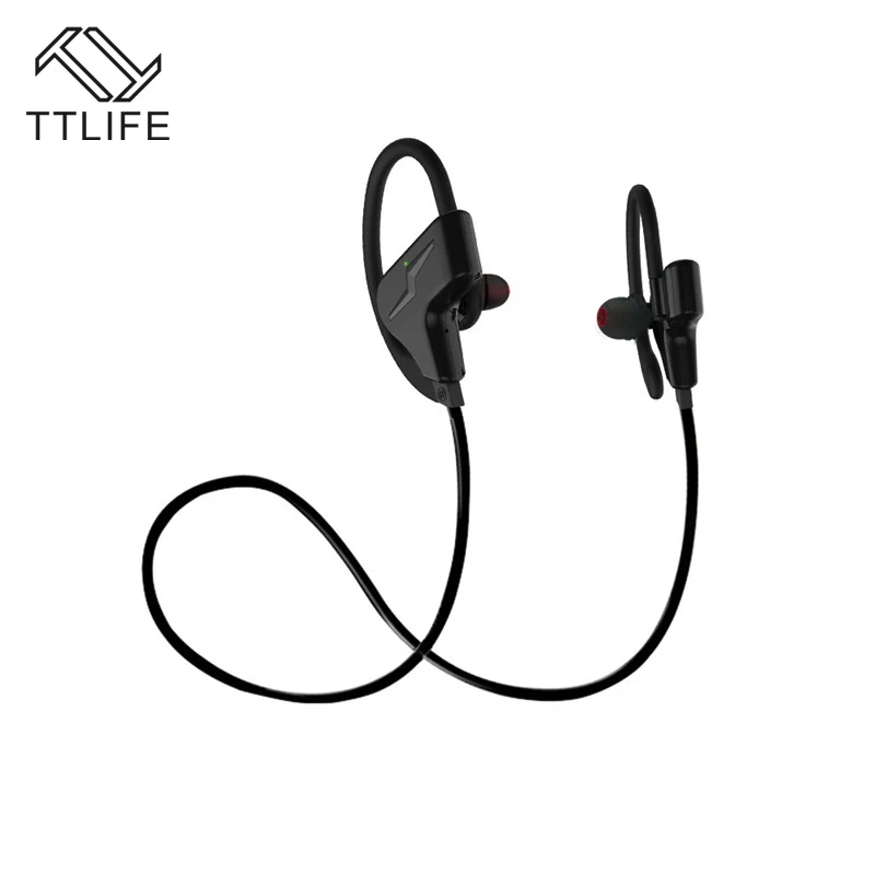 

TTLIFE Wireless Bluetooth Headset One to Two Connections Stereo CSR Waterproof Sports Earphone Suitable For Jogging Phone Xiaomi