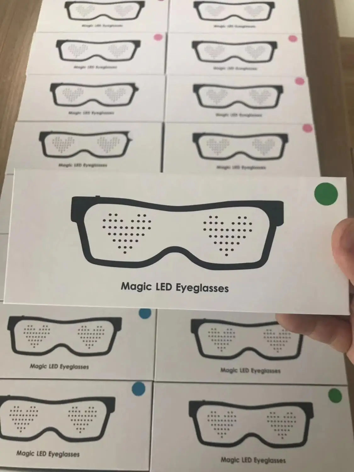 Волшебные Bluetooth светодиодные очки для вечеринок, управление через ...