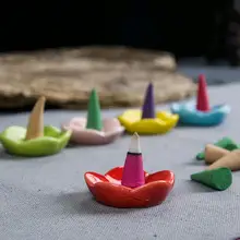 Высокое качество, керамический лоток для благовония для ароматерапии, коробочка из сандалового дерева, буддистская мини-подставка для благовоний в башне, украшение для дома