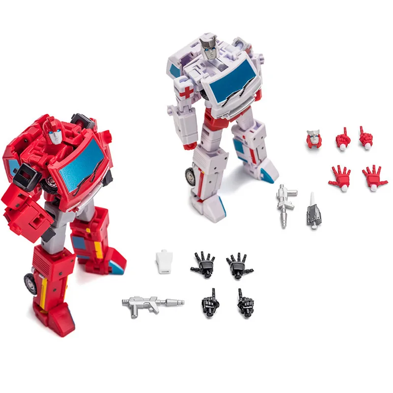 

Lensple NEW Newage NA Transformation H7 Ratchet H8 Ironhide G1 Mini Pocket War Action Figure Robot Toys