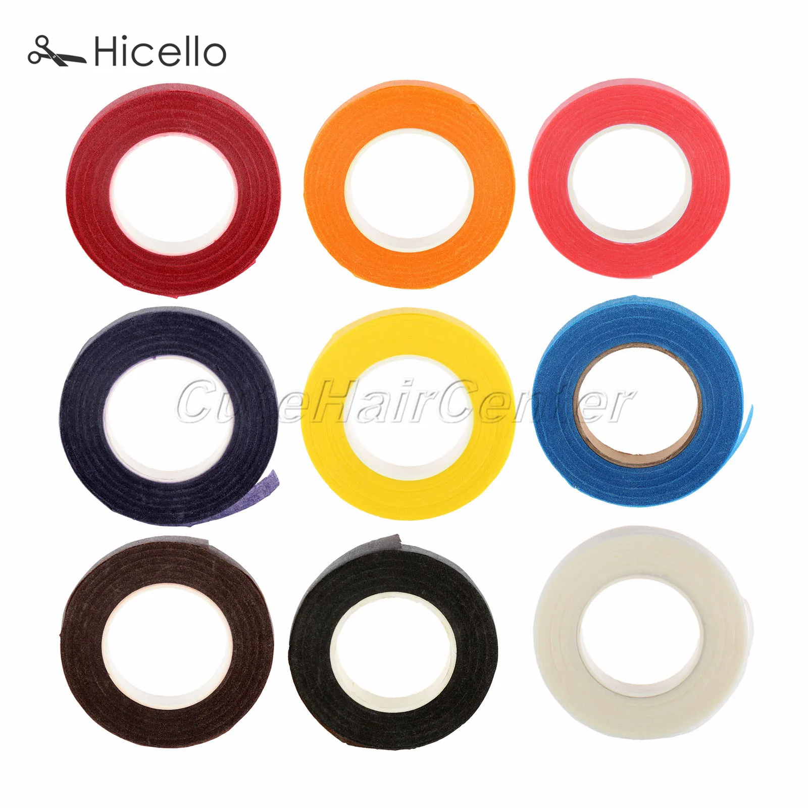 

27M 12mm Floral Resealable Stretchy Paper Width Tape Bind Stems Artificial Flower Sprays Stamen Wrap DIY tool Hicello