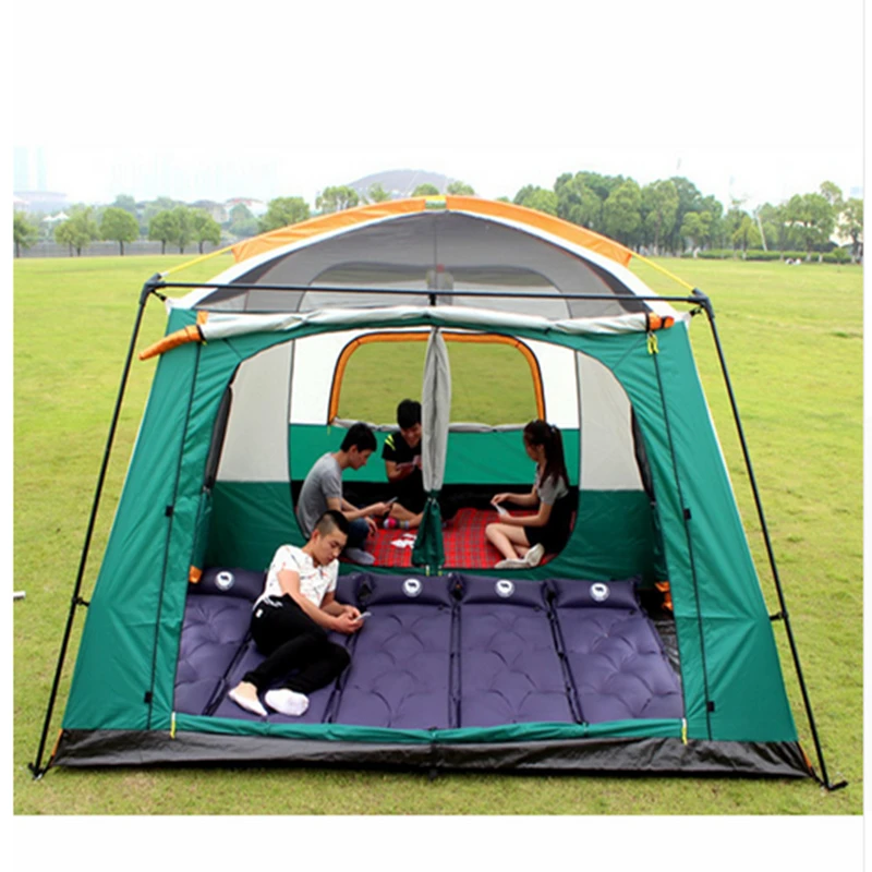 

Fishing Outdoor Camping Tent Two Bedroom Tent Big Space Camping Tent 6/7/8/9/10/12 Person Camping 4 Season