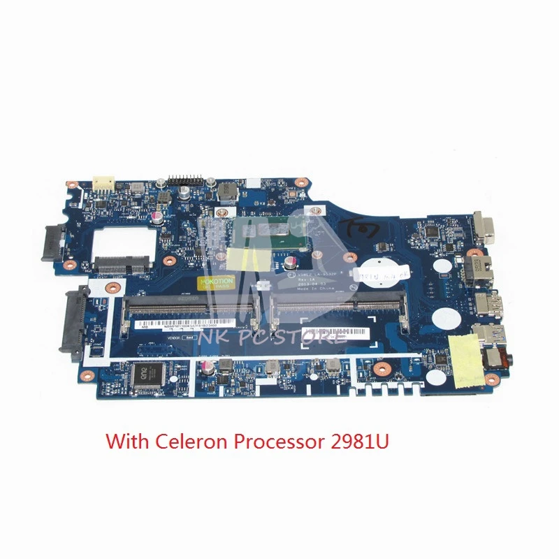NOKOTION For Acer aspire E1-532 E1-572 E1-572G Laptop Motherboard V5WE2 LA-9532P NBMFM1100K SR1DX 2981U CPU цена NOKOTION For Acer aspire E1-532 E1-572 E1-572G Laptop Motherboard V5WE2 LA-9532P NBMFM1100K SR1DX 2981U CPU цены онлайн