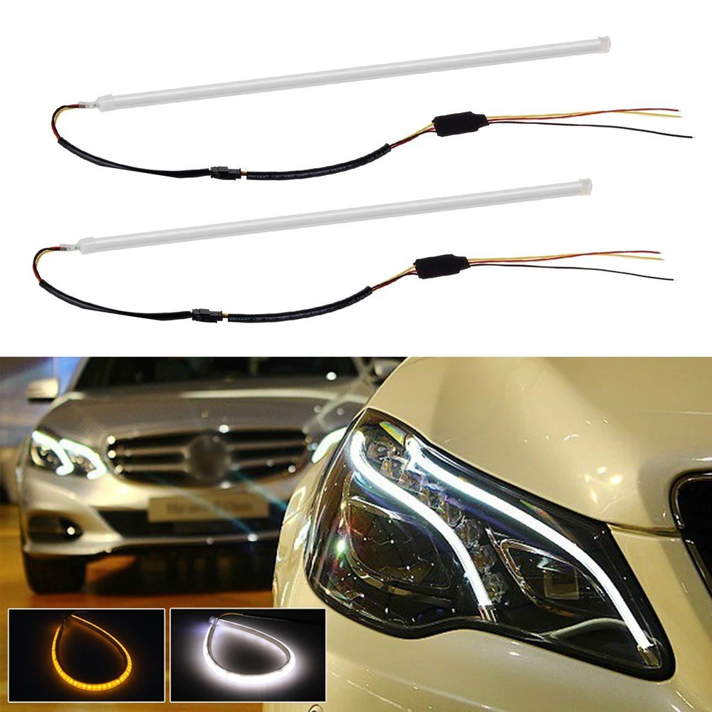 DRL Flowing Amber Turn Signal Lights